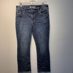 Wrangler Boot Cut Women's Jeans  Medium Wash Cowgirl Western (Sz12)33/30‎ Inches